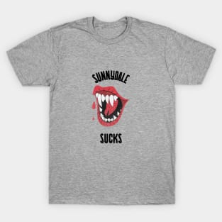 Buffy "Sunnydale sucks" slogan T-Shirt